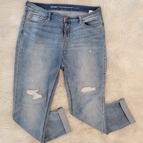 Old Navy Denim - Old Navy Boyfriend Distressed Jeans